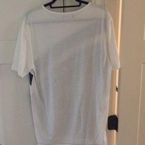 zara white t shirt contrast dress